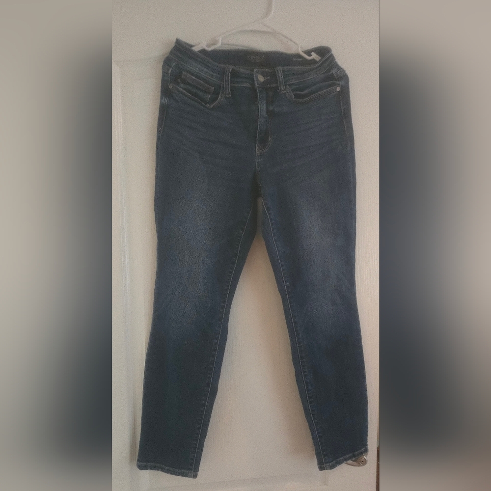 Judy Blue Boyfriend Fit Blue Jeans Classic Denim